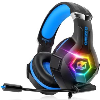 Ozeino Casque Gaming – Son Immersif, Micro HD & Confort Ultime | Spécial Gamers