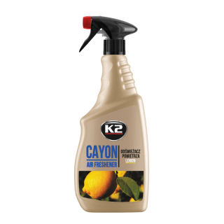 K2 DEOCAR LEMON 700 ML – Désodorisant Auto & Maison Parfum Citron 🍋 – Format XL Longue Durée