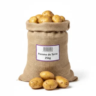 Pomme de terre 25kg Kolda 🥔 | Qualité Supérieure & Prix Grossiste - Kolda Expo